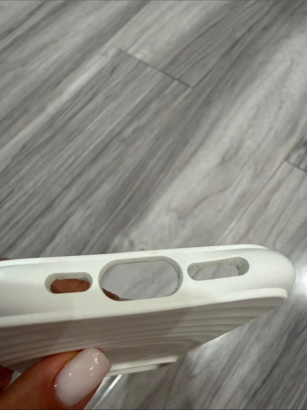 Casetify White Ripple Texture iPhone 16 Pro Case - Wave Pattern Protective Cover